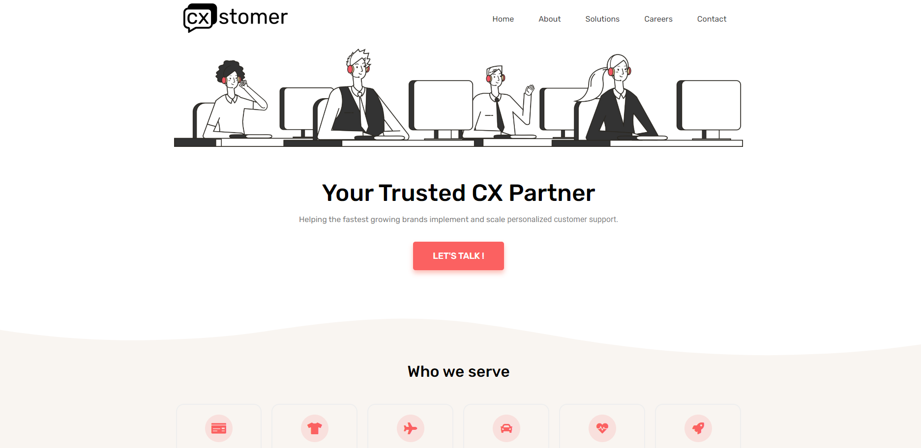 Cxstomer brand and website